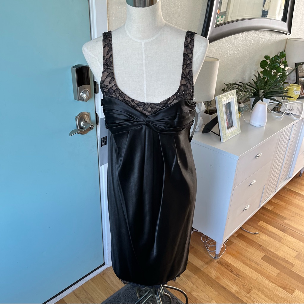 Carmen Marc Valvo Silk Dress